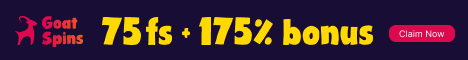 GOAT Spins - 75 Free Spins  - Redeem Coupons CRUSH75 / 175CRUSH